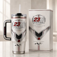 23XI Platinum Crest - Silver Shield Racing Tumbler
