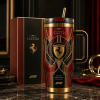 SF Deco Crest - Crimson and Gold Tumbler