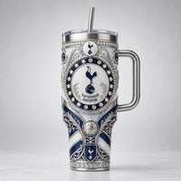 TOT - Heritage Crest in Navy and Silver Relief