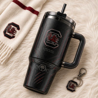 SC in Blackout - Garnet Emblem on an Armored Tumbler