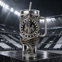 NEW - Magpie Crest in Ornate Black and Silver