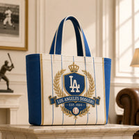 LAD Heritage Crest - Cream, Royal Blue and Gold Tote