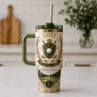 Precision, Passion, Prestige - The Golf Crest Tumbler
