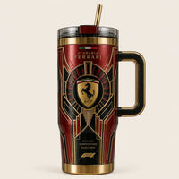 SF Deco Crest - Crimson and Gold Tumbler