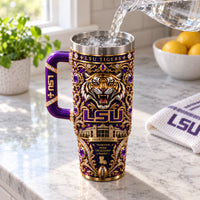 LSU - Gold Filigree, Purple Depth and the Roaring Crest