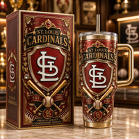 STL Crest in Gold and Crimson - Heritage Tumbler