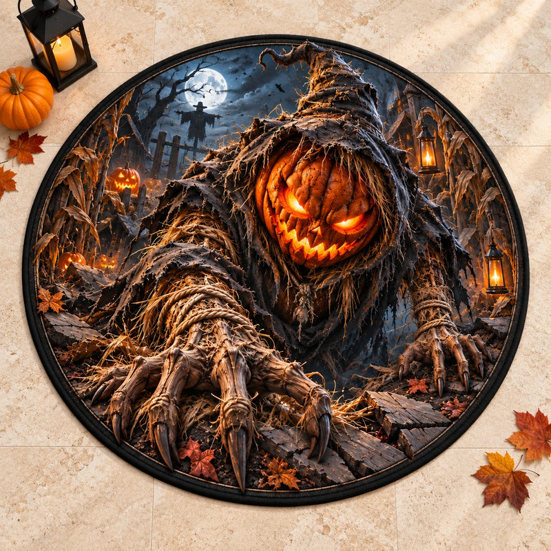 Harvest Dread - Lantern-Lit Scarecrow Statement Floor Piece
